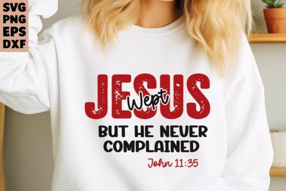 Bible Verse Jesus Graphics for T-Shirt Designs