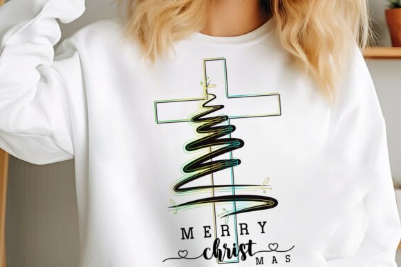Christian Christmas Tree Svg: Graphics & T-Shirt Designs
