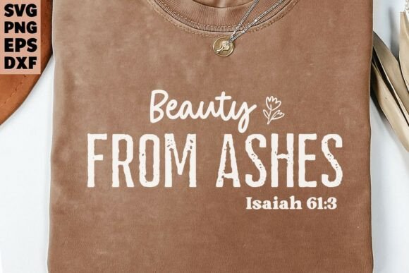Christian SVG Beauty Graphics for T-Shirt Designs