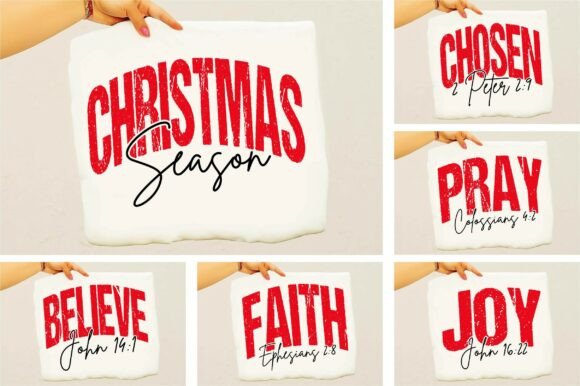 Christmas Svg Christian Bundle: Graphics & T-Shirt Designs