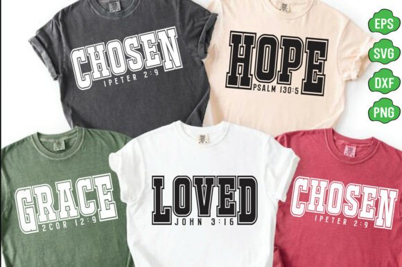 Jesus SVG & Bible Verse Graphics for T-Shirt Designs