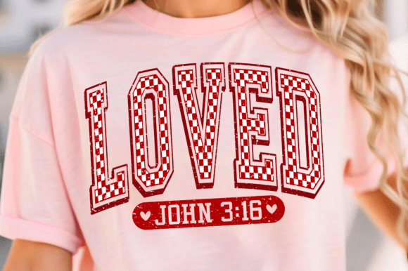 Loved John 3:16 SVG: Graphics for T-Shirt Designs
