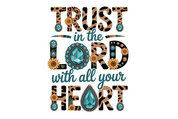 Trendy Christian Faith PNG: Graphics for T-Shirt Designs